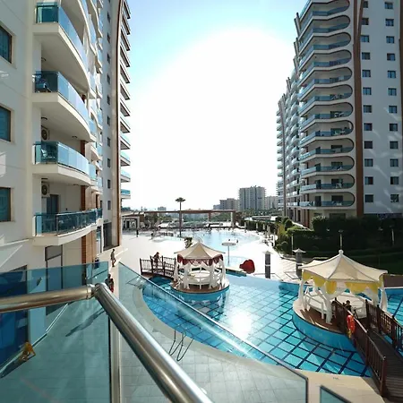 Azura Park 1+1 A-17 Esyali Aktiviteli Kiralik Daire Apartment Alanya